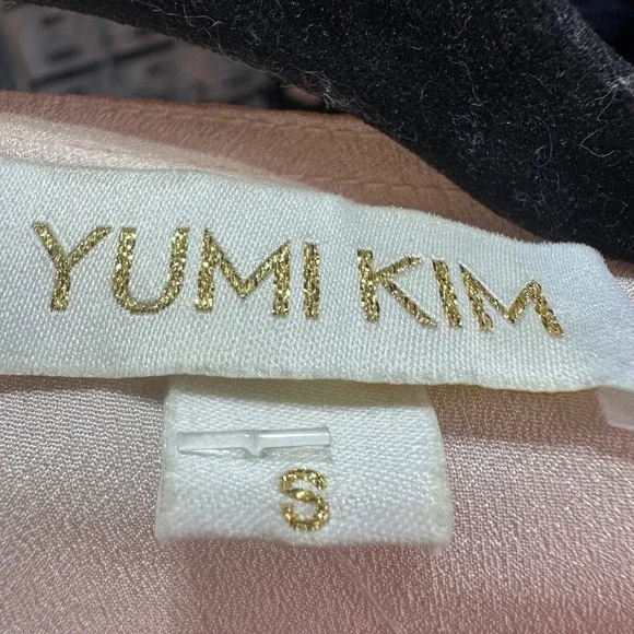 Yumi Kim Wrap Maxi Dress Women S Pink Floral Short Sleeve Wedding Guest Romantic - Picture 3 of 12